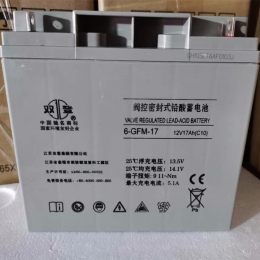 双登蓄电池6-GFM-17/12V17AH